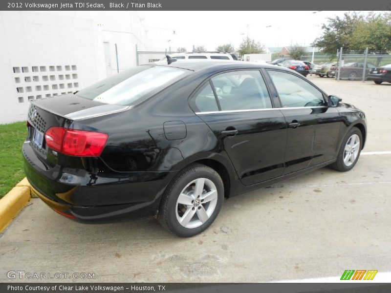 Black / Titan Black 2012 Volkswagen Jetta TDI Sedan