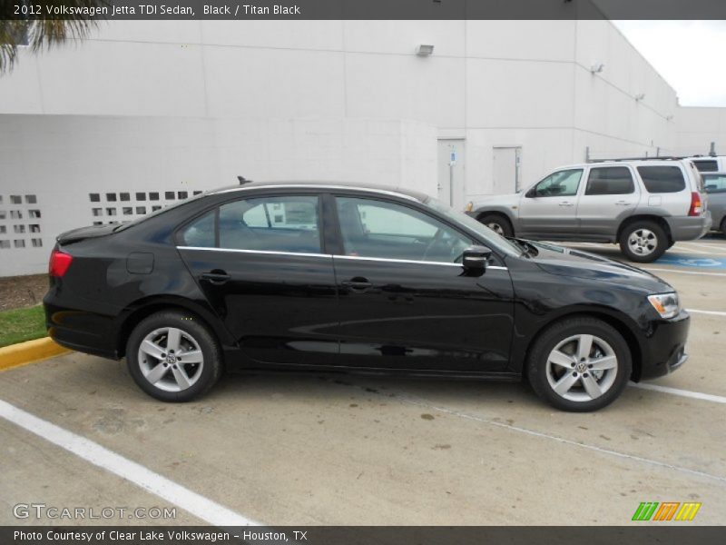 Black / Titan Black 2012 Volkswagen Jetta TDI Sedan
