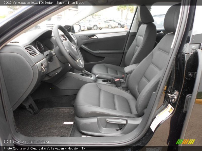 Black / Titan Black 2012 Volkswagen Jetta TDI Sedan