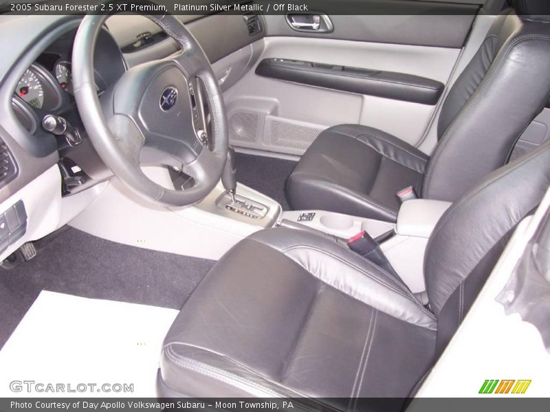 Platinum Silver Metallic / Off Black 2005 Subaru Forester 2.5 XT Premium