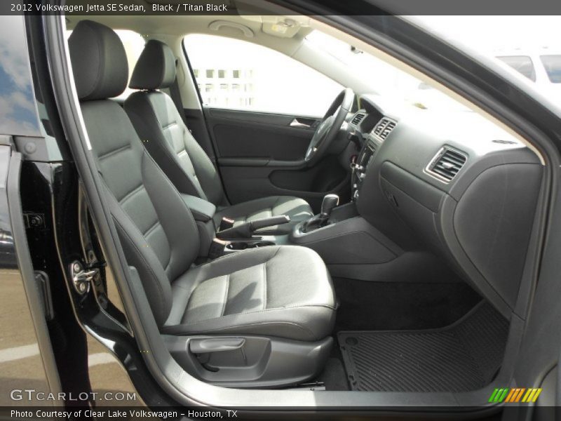 Black / Titan Black 2012 Volkswagen Jetta SE Sedan