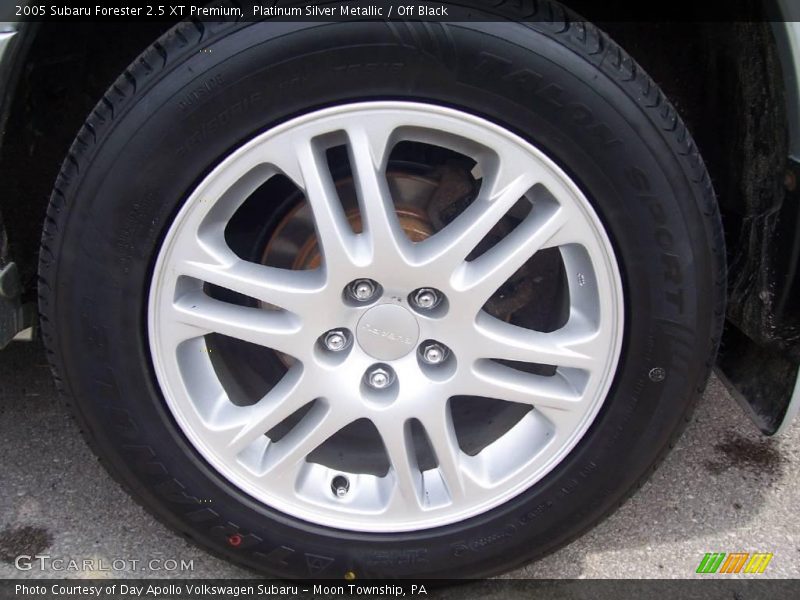 Platinum Silver Metallic / Off Black 2005 Subaru Forester 2.5 XT Premium