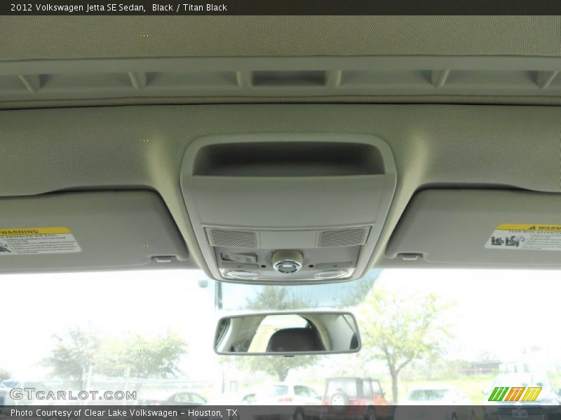 Black / Titan Black 2012 Volkswagen Jetta SE Sedan