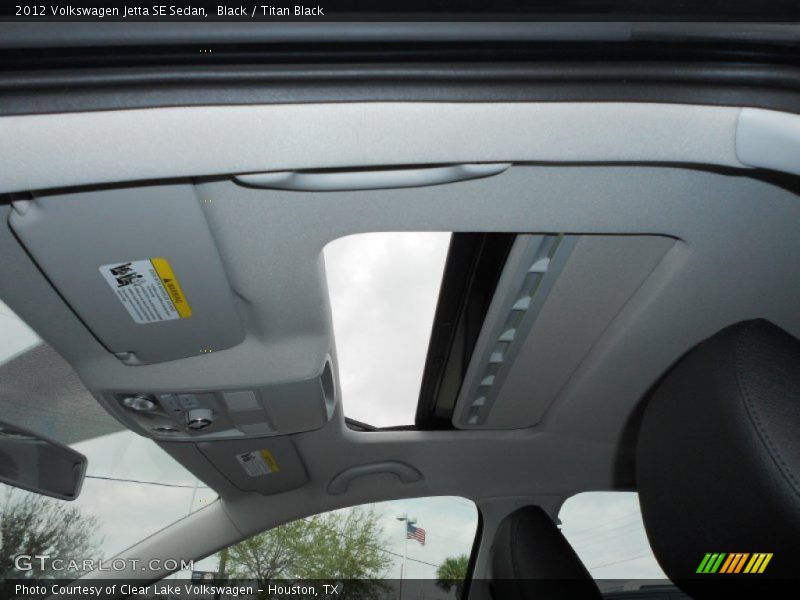 Black / Titan Black 2012 Volkswagen Jetta SE Sedan