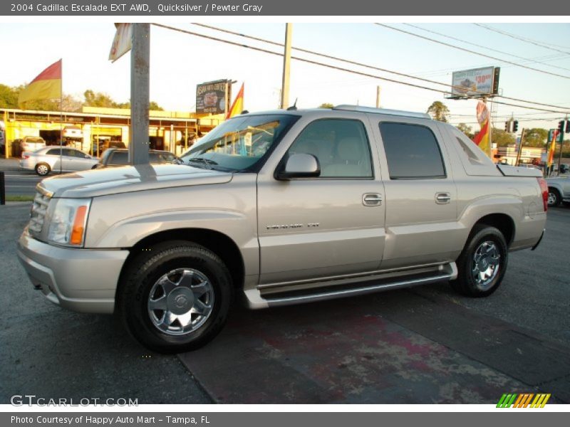 Quicksilver / Pewter Gray 2004 Cadillac Escalade EXT AWD