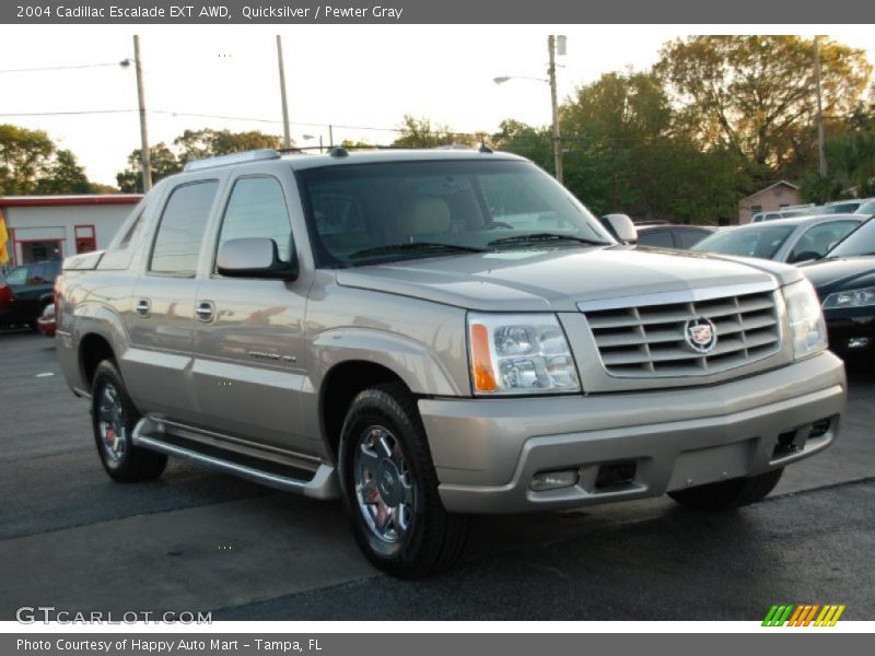 Quicksilver / Pewter Gray 2004 Cadillac Escalade EXT AWD