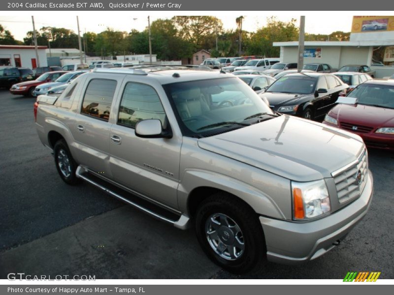 Quicksilver / Pewter Gray 2004 Cadillac Escalade EXT AWD