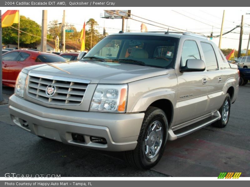 Quicksilver / Pewter Gray 2004 Cadillac Escalade EXT AWD