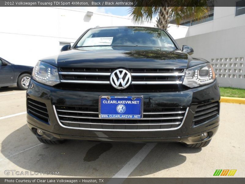 Black / Black Anthracite 2012 Volkswagen Touareg TDI Sport 4XMotion