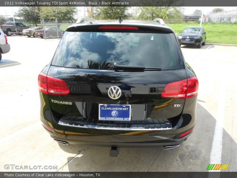 Black / Black Anthracite 2012 Volkswagen Touareg TDI Sport 4XMotion
