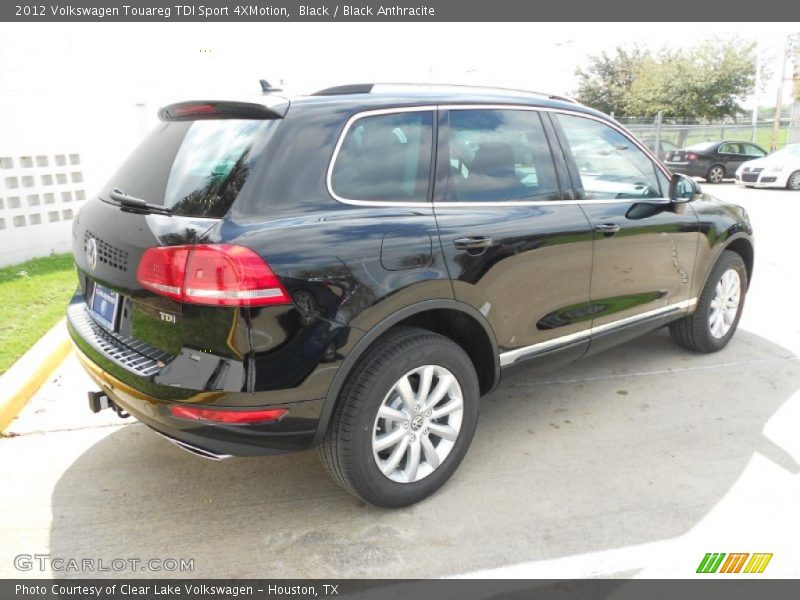 Black / Black Anthracite 2012 Volkswagen Touareg TDI Sport 4XMotion