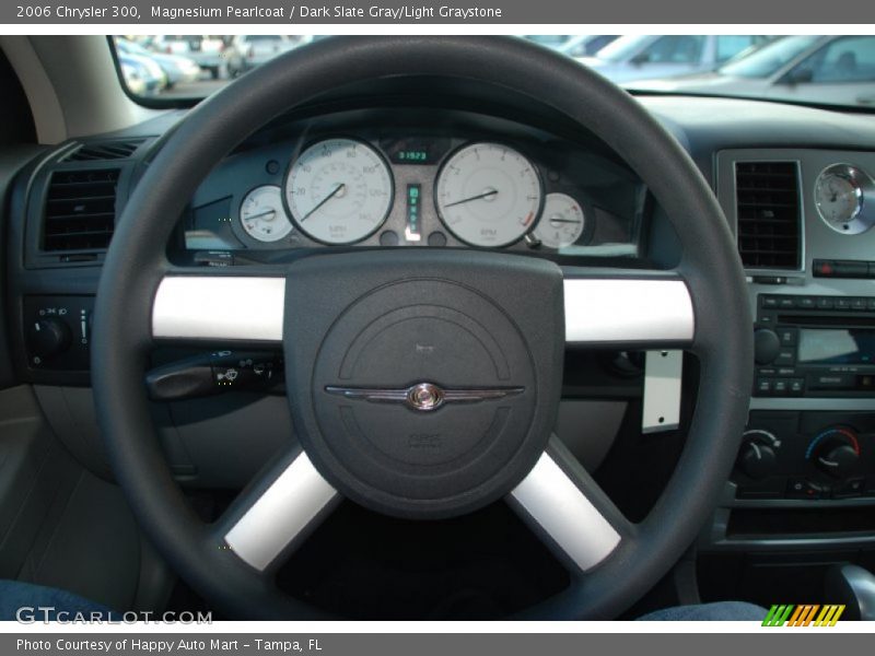 Magnesium Pearlcoat / Dark Slate Gray/Light Graystone 2006 Chrysler 300