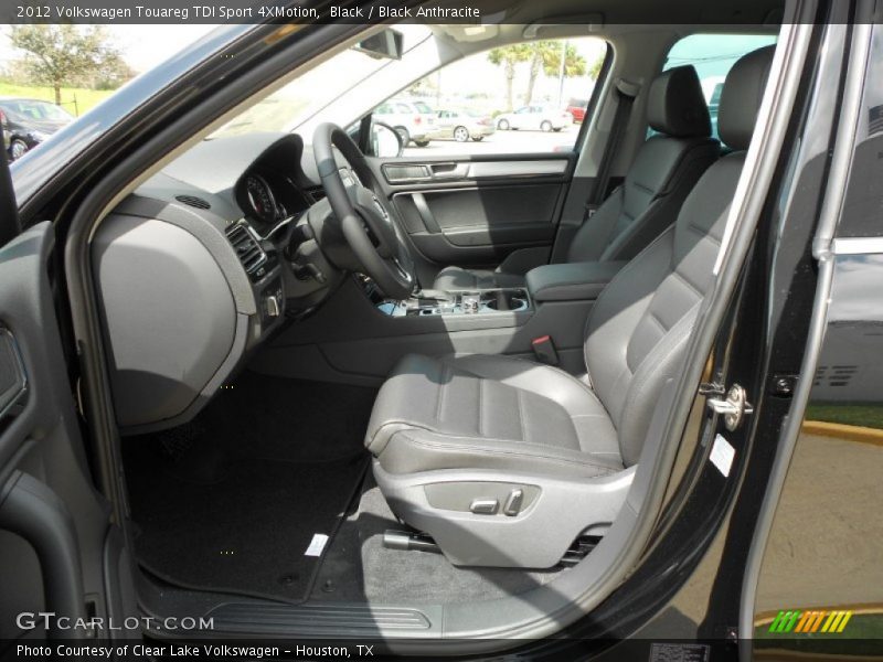 Black / Black Anthracite 2012 Volkswagen Touareg TDI Sport 4XMotion