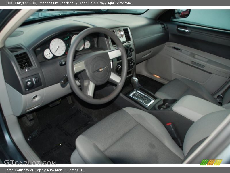 Magnesium Pearlcoat / Dark Slate Gray/Light Graystone 2006 Chrysler 300
