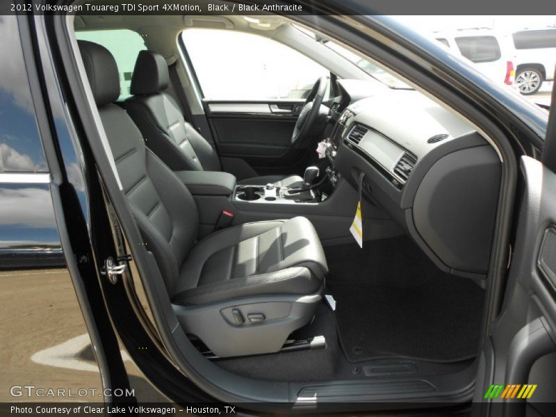 Black / Black Anthracite 2012 Volkswagen Touareg TDI Sport 4XMotion