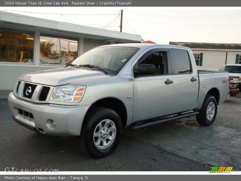 Radiant Silver / Graphite/Titanium 2004 Nissan Titan SE Crew Cab 4x4