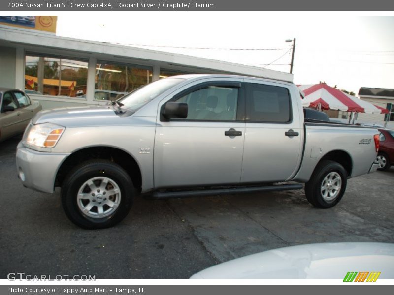 Radiant Silver / Graphite/Titanium 2004 Nissan Titan SE Crew Cab 4x4