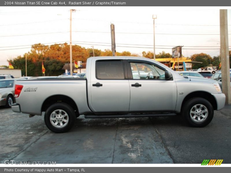 Radiant Silver / Graphite/Titanium 2004 Nissan Titan SE Crew Cab 4x4