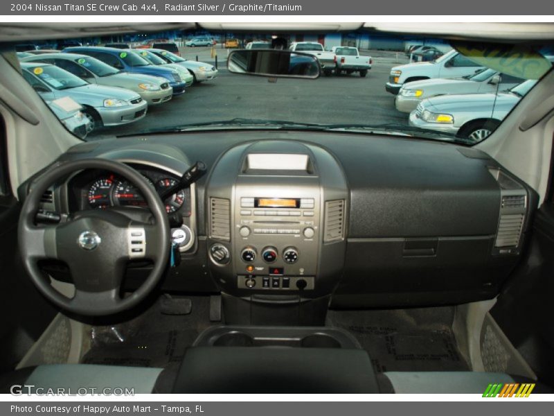 Radiant Silver / Graphite/Titanium 2004 Nissan Titan SE Crew Cab 4x4
