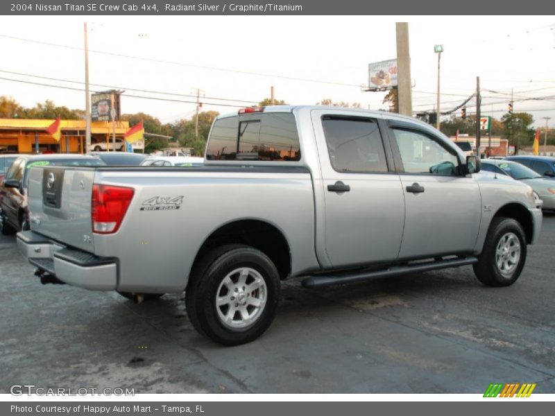 Radiant Silver / Graphite/Titanium 2004 Nissan Titan SE Crew Cab 4x4