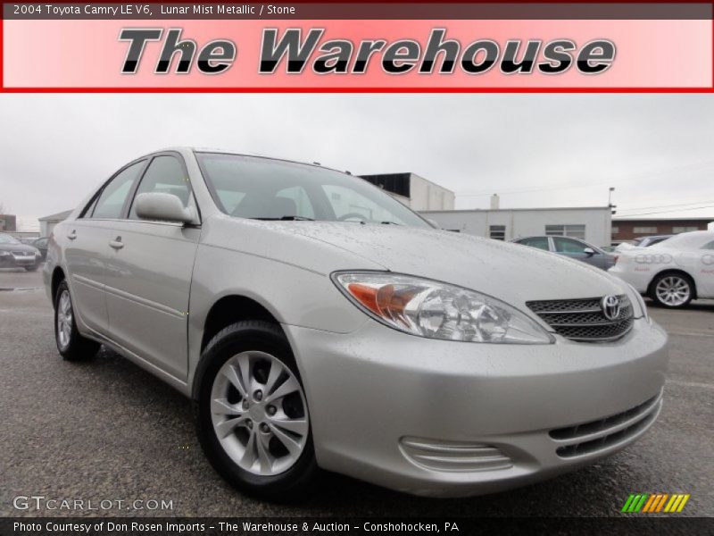 Lunar Mist Metallic / Stone 2004 Toyota Camry LE V6