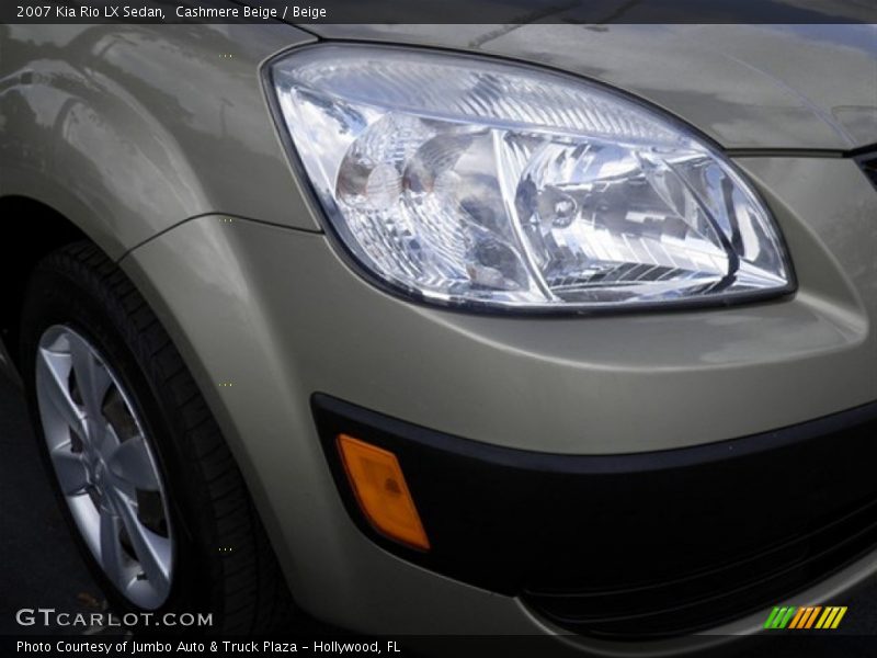 Cashmere Beige / Beige 2007 Kia Rio LX Sedan