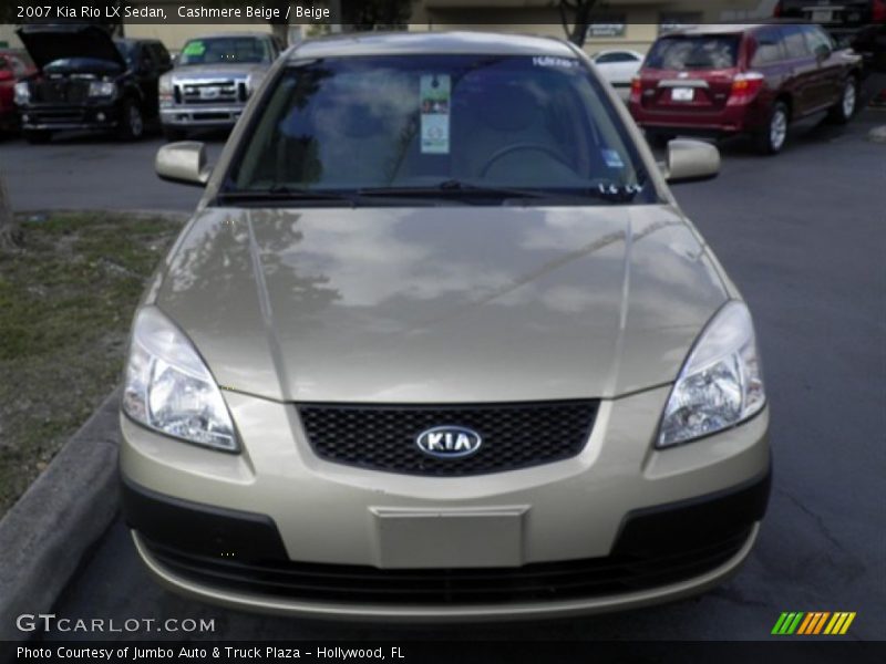 Cashmere Beige / Beige 2007 Kia Rio LX Sedan