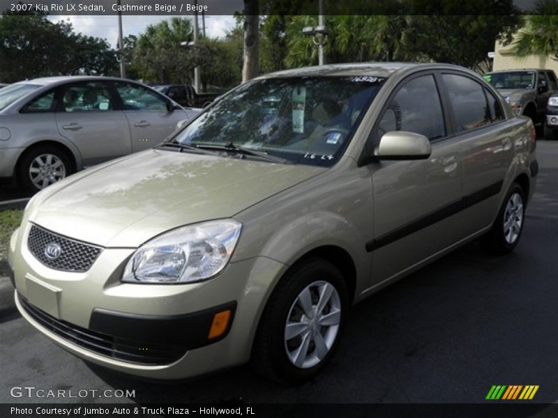 Cashmere Beige / Beige 2007 Kia Rio LX Sedan