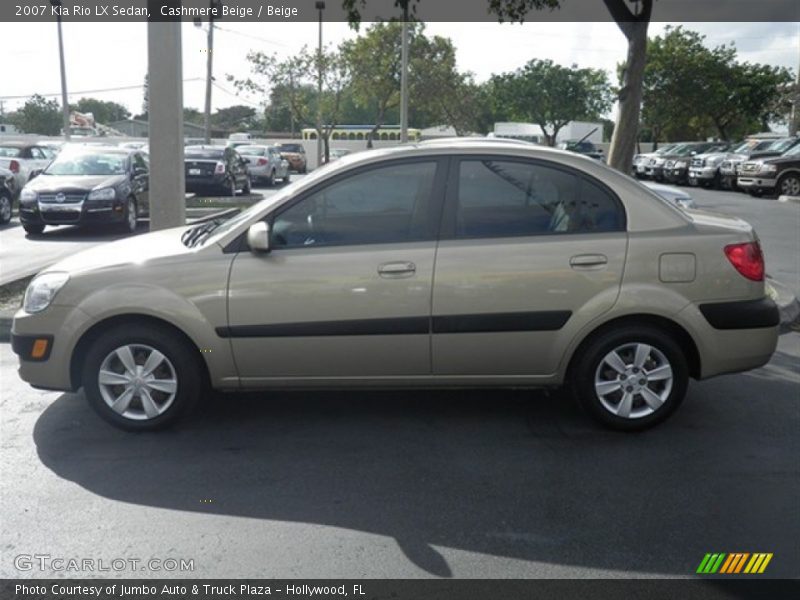 Cashmere Beige / Beige 2007 Kia Rio LX Sedan