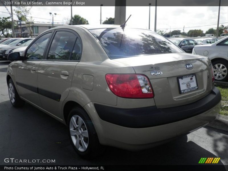 Cashmere Beige / Beige 2007 Kia Rio LX Sedan