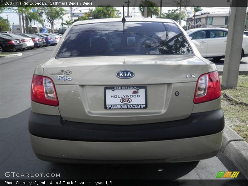 Cashmere Beige / Beige 2007 Kia Rio LX Sedan