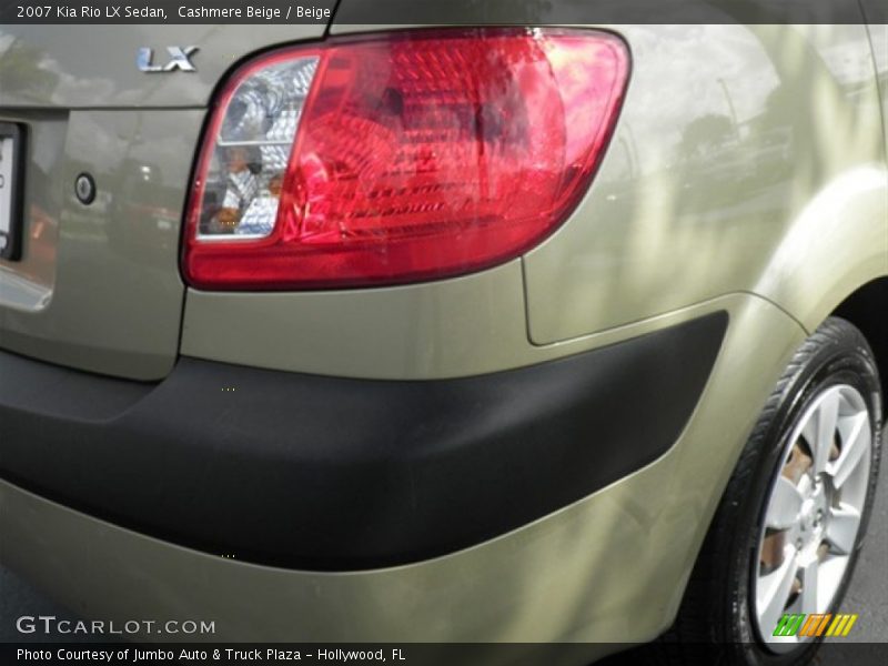 Cashmere Beige / Beige 2007 Kia Rio LX Sedan