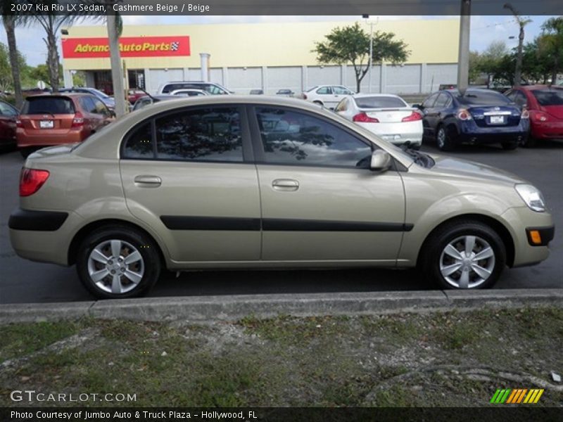 Cashmere Beige / Beige 2007 Kia Rio LX Sedan