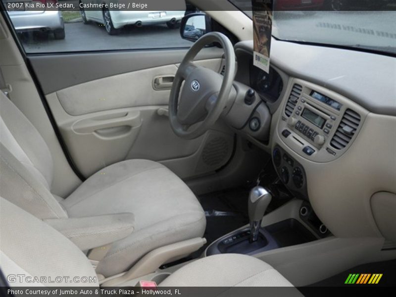 Cashmere Beige / Beige 2007 Kia Rio LX Sedan