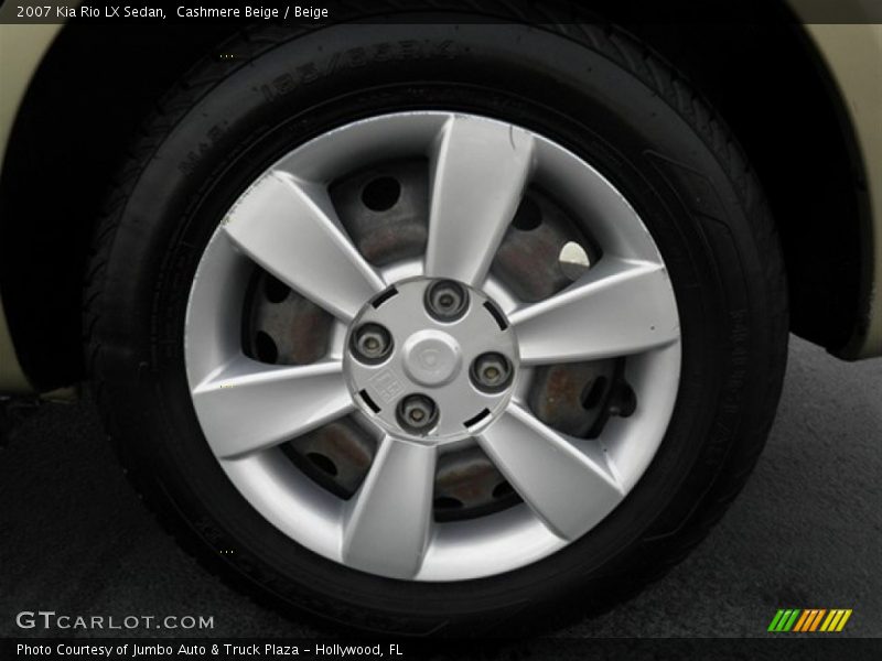 Cashmere Beige / Beige 2007 Kia Rio LX Sedan