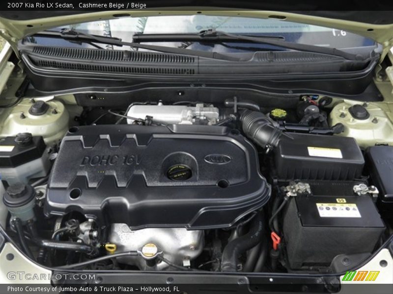 Cashmere Beige / Beige 2007 Kia Rio LX Sedan