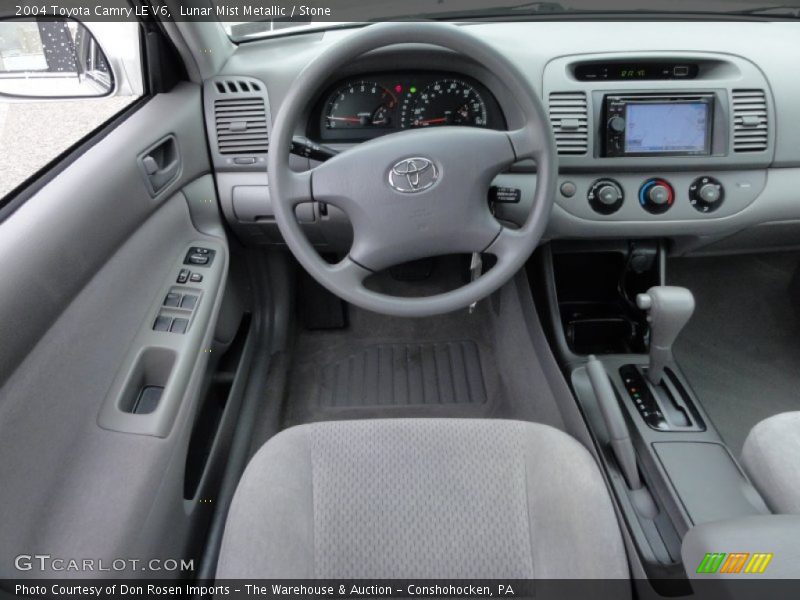 Lunar Mist Metallic / Stone 2004 Toyota Camry LE V6