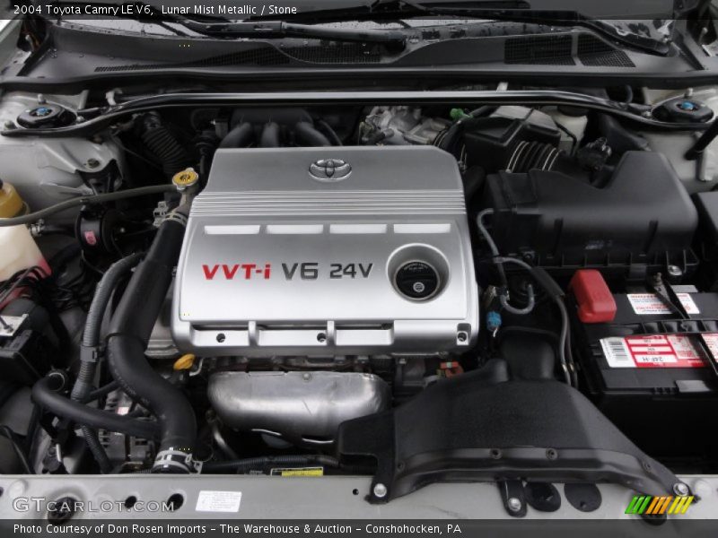 Lunar Mist Metallic / Stone 2004 Toyota Camry LE V6