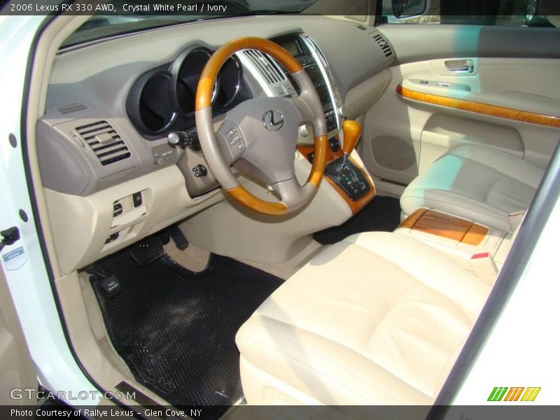 Crystal White Pearl / Ivory 2006 Lexus RX 330 AWD
