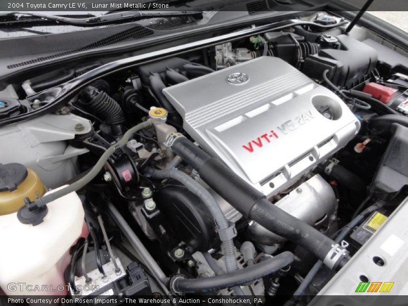 Lunar Mist Metallic / Stone 2004 Toyota Camry LE V6