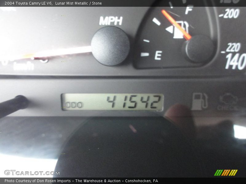 Lunar Mist Metallic / Stone 2004 Toyota Camry LE V6