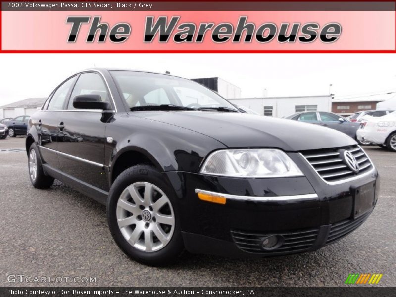 Black / Grey 2002 Volkswagen Passat GLS Sedan