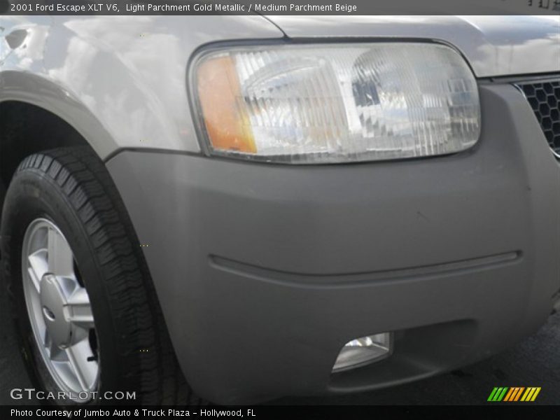 Light Parchment Gold Metallic / Medium Parchment Beige 2001 Ford Escape XLT V6