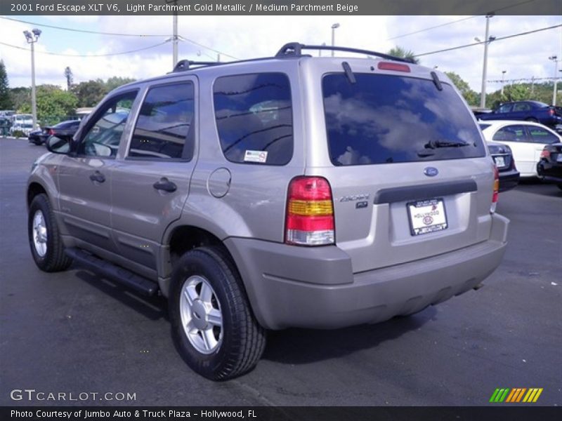 Light Parchment Gold Metallic / Medium Parchment Beige 2001 Ford Escape XLT V6
