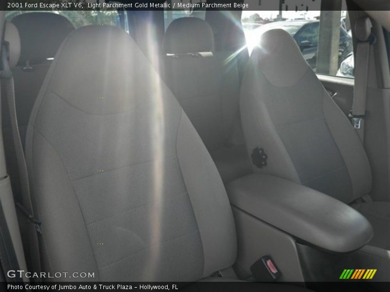 Light Parchment Gold Metallic / Medium Parchment Beige 2001 Ford Escape XLT V6