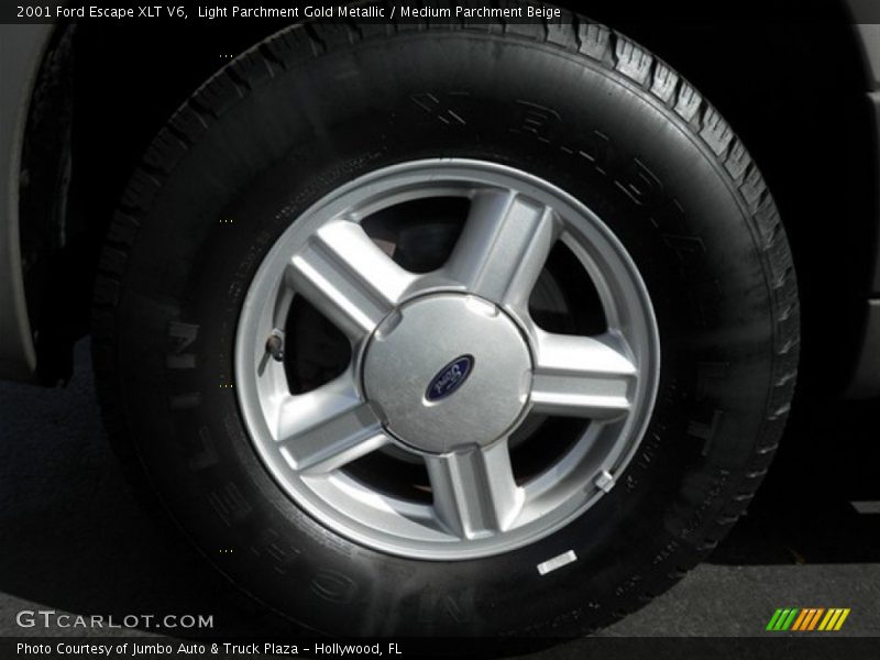 Light Parchment Gold Metallic / Medium Parchment Beige 2001 Ford Escape XLT V6