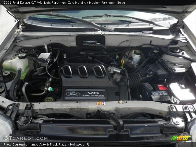 Light Parchment Gold Metallic / Medium Parchment Beige 2001 Ford Escape XLT V6