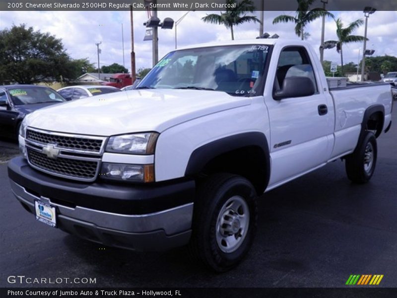 Summit White / Dark Charcoal 2005 Chevrolet Silverado 2500HD Regular Cab