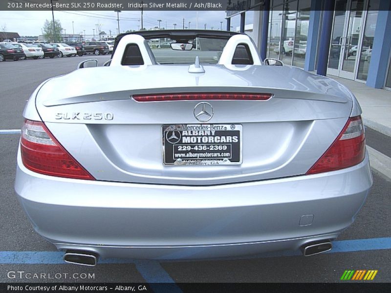Iridium Silver Metallic / Ash/Black 2012 Mercedes-Benz SLK 250 Roadster