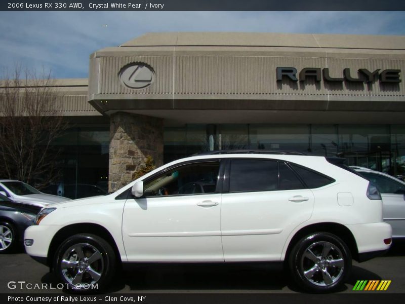 Crystal White Pearl / Ivory 2006 Lexus RX 330 AWD